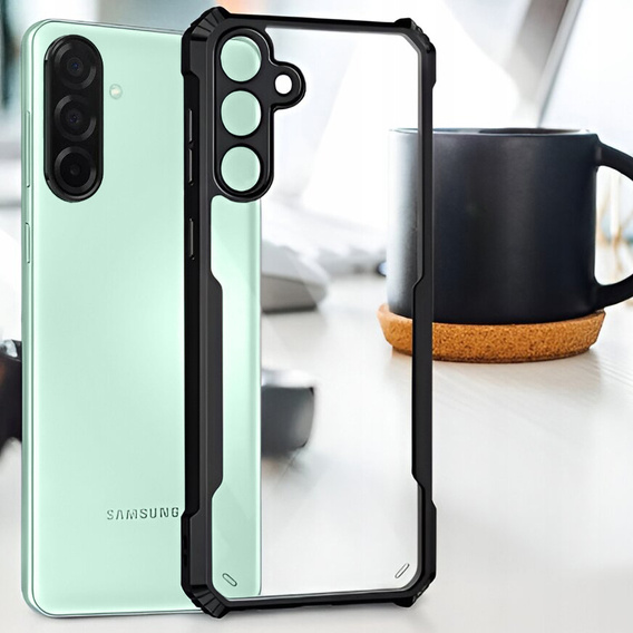 Etui do Samsung Galaxy A26 5G, AntiDrop Hybrid, czarne + Szkło hartowane 9H