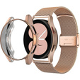 Bransoleta + Etui do Samsung Galaxy Watch 4 Classic 46mm, Różowe złoto