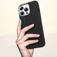 Etui do iPhone 13 Pro, Carbon Fiber MagSafe, czarne / niebieskie
