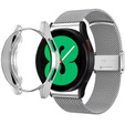 Bransoleta + Etui do Samsung Galaxy Watch 4 Classic 46mm, Srebrny