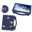 Etui do iPad 11" 2025 A16 (11 gen.) / iPad 10.9" 2022 (10 gen.), Cute Patterns, z podstawką, Granatowe