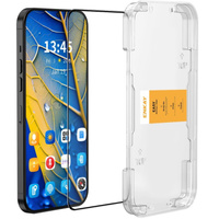 ENKAY Szkło Hartowane do Motorola Moto G35 5G, czarne