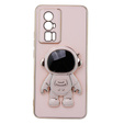 Etui do Xiaomi Poco F5 Pro, Astronaut, różowe