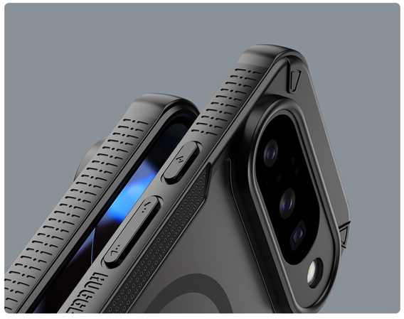 Etui Matt Case do Google Pixel 10 Pro XL, do MagSafe, wzmocnione, matowe czarne