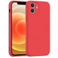 Etui Silicone Mag Cover do iPhone 11, Czerwony