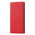 Skórzane etui do Samsung Galaxy S23 Plus, ERBORD Grain Leather, czerwony