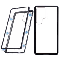 Etui do Samsung Galaxy S25 Ultra, Magnetic Dual Glass, czarne