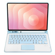Etui z klawiaturą Bluetooth i touchpadem do Samsung Galaxy Tab S11 – niebieskie