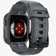 Pasek z etui Spigen do Apple Watch 4/5/6/7/8/9/SE 44/45mm, Rugged Armor Pro, Szary