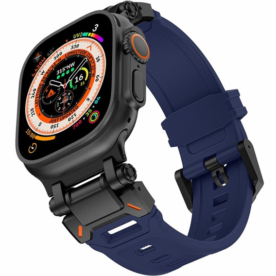 Pasek ERBORD ProTech do Apple Watch 1/2/3/4/5/6/7/8/9/10/11/SE Ultra 1/2/3 42/44/45/46/49mm, Niebieski