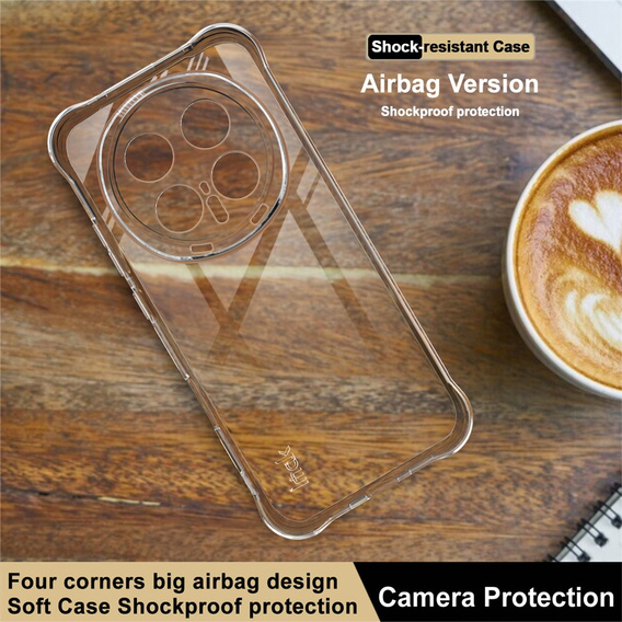 Etui IMAK do Honor Magic 8 Pro, Dropproof, przezroczyste