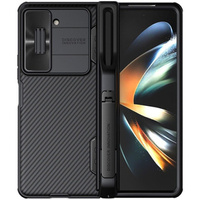 Etui NILLKIN do Samsung Galaxy Z Fold5 5G, CamShield Pro Pen Slot, Z podstawką, Czarne