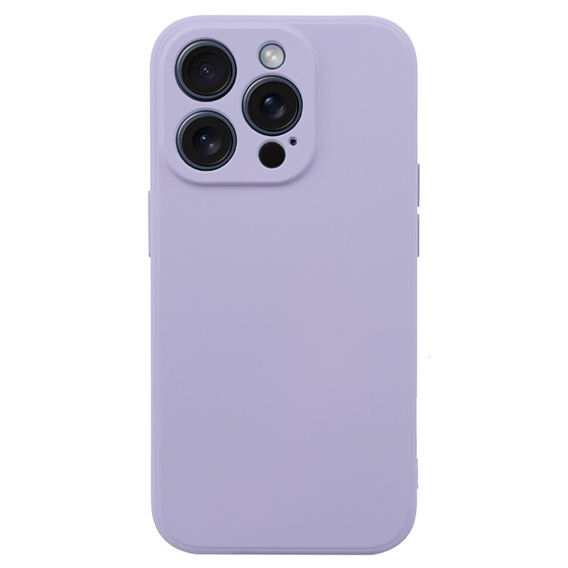 Etui do iPhone 15 Pro, Silicone Lite, fioletowe