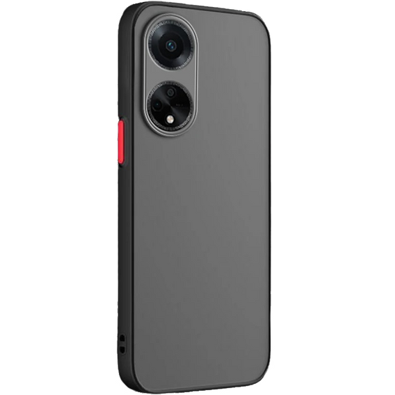 Etui do Oppo A18 4G / A38 4G, Fusion Hybrid, z ochroną aparatu, matowe / czarne