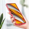 Etui do Xiaomi Mi 11i / POCO F3, Silicone Lite, czerwone