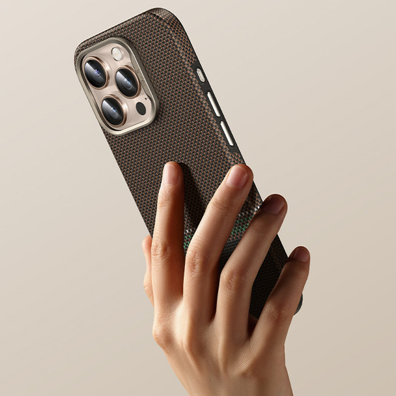 Etui BENKS Kevlar do iPhone 16 Pro Max, Magnetic Armor Pro Prestige Kevlar 600D Y066, do MagSafe, Camera Control Button