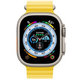 Pasek Silikonowy do Apple Watch 1/2/3/4/5/6/7/8/9/10/11/SE Ultra 1/2/3 42/44/45/46/49mm, Żółty
