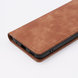 Etui do Motorola Moto E13 4G, ERBORD Vintage portfel z klapką, brązowe