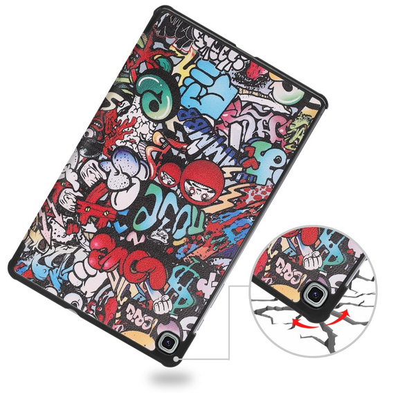 Etui do Samsung Galaxy Tab S6 Lite, Smartcase, graffiti