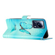 Etui z klapką do Xiaomi 13 Lite, Wallet, Butterfly niebieskie