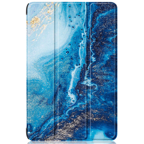 Etui do Samsung Galaxy Tab S9, Smartcase Hybrid z miejscem na rysik, sea wave