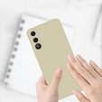 Etui do Samsung Galaxy A36 5G, Silicone Lite, beżowe