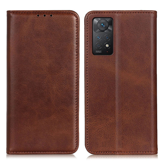 Etui Wallet do Xiaomi Redmi Note 11 Pro, Soft Leather, Brown