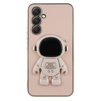 Etui do Samsung Galaxy A54 5G, Astronaut, różowe rose gold