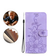 Etui z klapką do Oppo A60, Lily Flower, fioletowe