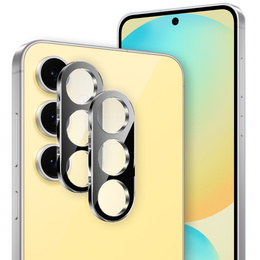 2x Szkło hartowane na aparat ERBORD do Samsung Galaxy S24 FE, czarne