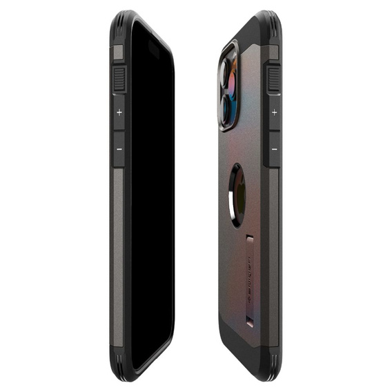 Etui Spigen do iPhone 15 Pro Max, Tough Armor Mag MagSafe, Szare