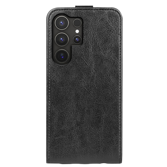 Etui z klapką do Samsung Galaxy S25 Ultra, Flip, czarne