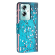 Etui z klapką do Oppo A79 5G, Wallet, Sakura niebieskie