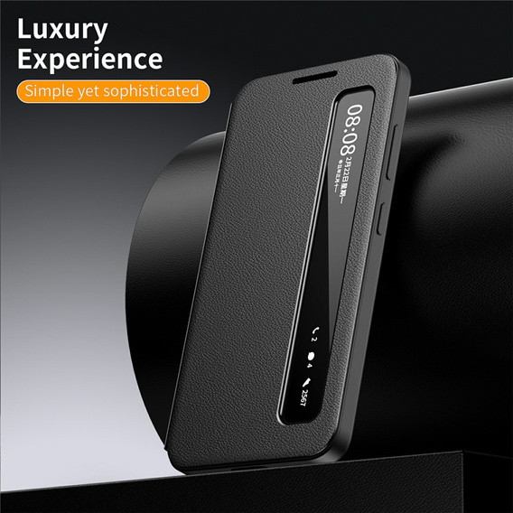 Etui do Samsung Galaxy S26 Ultra, Smart View Window Leather, czarne