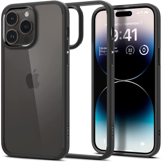 Etui Spigen do iPhone 14 Pro Max, Ultra Hybrid, matowe czarne