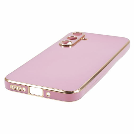 Etui do Samsung Galaxy A05s, Glamour CamShield, fioletowe