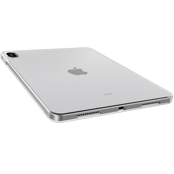 Etui do iPad 11" 2025 A16 (11 gen.) / iPad 10.9" 2022 (10 gen.), Silikonowe, przezroczyste