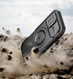 Etui pancerne do iPhone 17, Dexnor CamProtect MagSafe, z folią prywatyzującą, czarne (Dwie ramki)