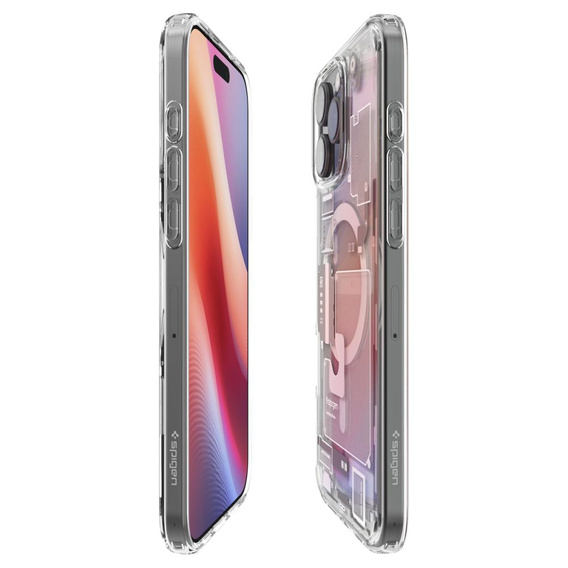Etui Spigen do iPhone 16 Pro Max, Ultra Hybrid Zero One, tytanowe + Szkło Hartowane 9H