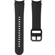 Pasek silikonowy do Samsung Galaxy Watch 4/5/6 40/42/43/44/45/46/47mm, Czarny