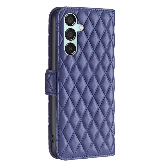 Etui z klapką do Samsung Galaxy M15 5G, Wallet, BINFEN COLOR, niebieskie