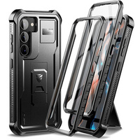 Etui pancerne do Samsung Galaxy S23, Dexnor Full Body (Two Frames), czarne