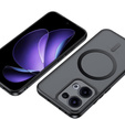 Etui do Oppo Reno 13, do MagSafe, ERBORD Matt Case, czarny