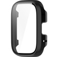 2w1 Etui + Szkło Hartowane do Xiaomi Redmi Watch 3 Active, Czarny