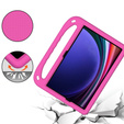 Etui dla dzieci do Samsung Galaxy Tab S10 Lite / S10 FE / S9 FE, z uchwytem, różowe