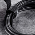 Baseus – organizer z taśmą rzepową do kabli 50 cm - czarny