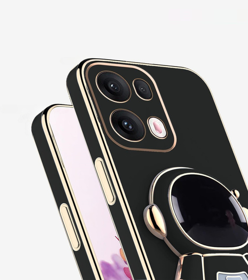 Etui do Oppo Reno 13, Astronaut, czarne