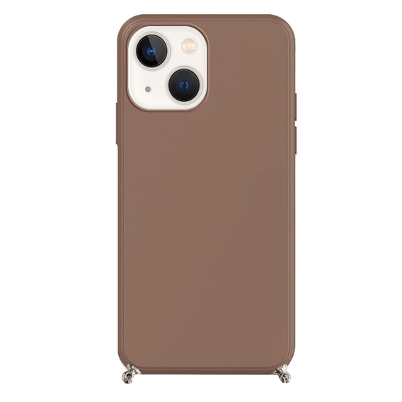 Etui INS Crossbody do iPhone 13, Brązowe