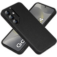 Etui skórzane do Samsung Galaxy S24, ERBORD LeatherGuard, czarne
