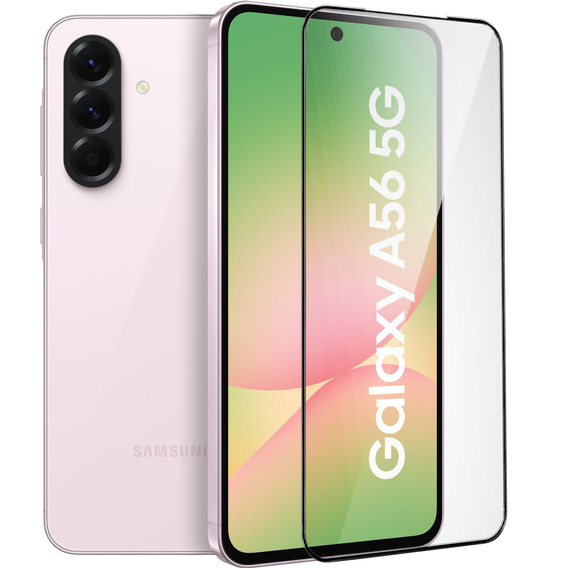 Szkło Hartowane do Samsung Galaxy A56 5G, Ceramiczne, czarne